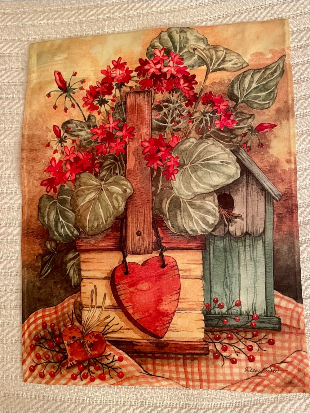 4 Home Holiday Decorative Garden Flag Set - Picture 12 of 13